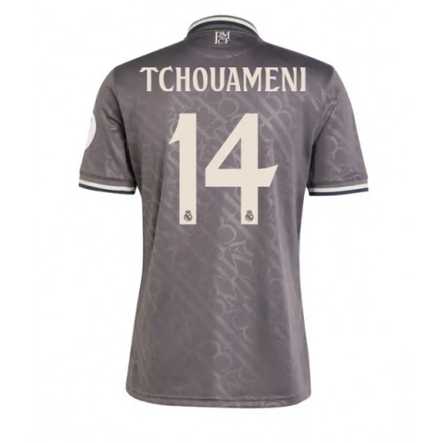 Dres Real Madrid Aurelien Tchouameni #14 Rezervni 2024-25 Kratak Rukav